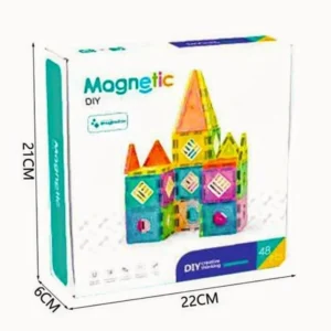 🧲 Magnetic DIY Building Tiles – 48 PCS